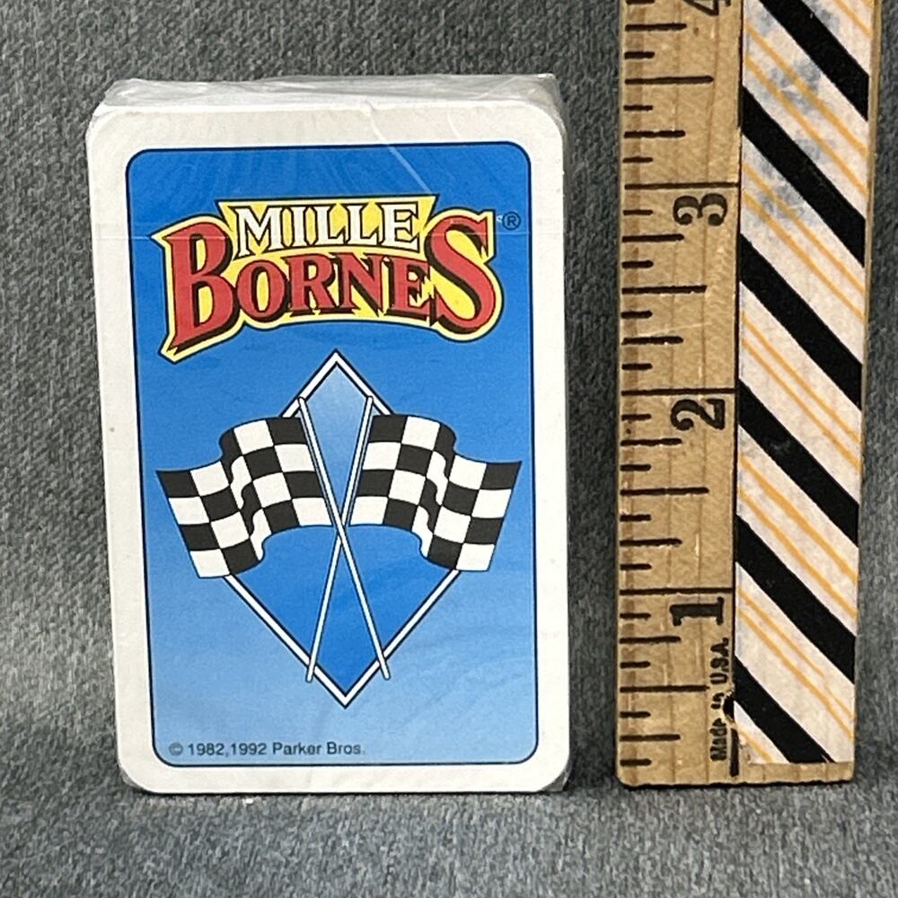 Vintage Mille Bornes Card Game Sealed Deck 1982 1992 Parker Bros Made In Spain